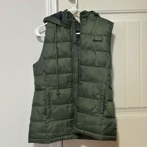 Bench Olive Green Urbanwear Vest Jacket
